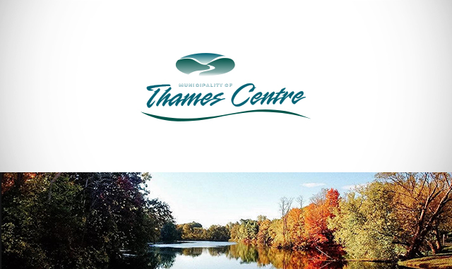 Logo and nature scene of Thames Centre